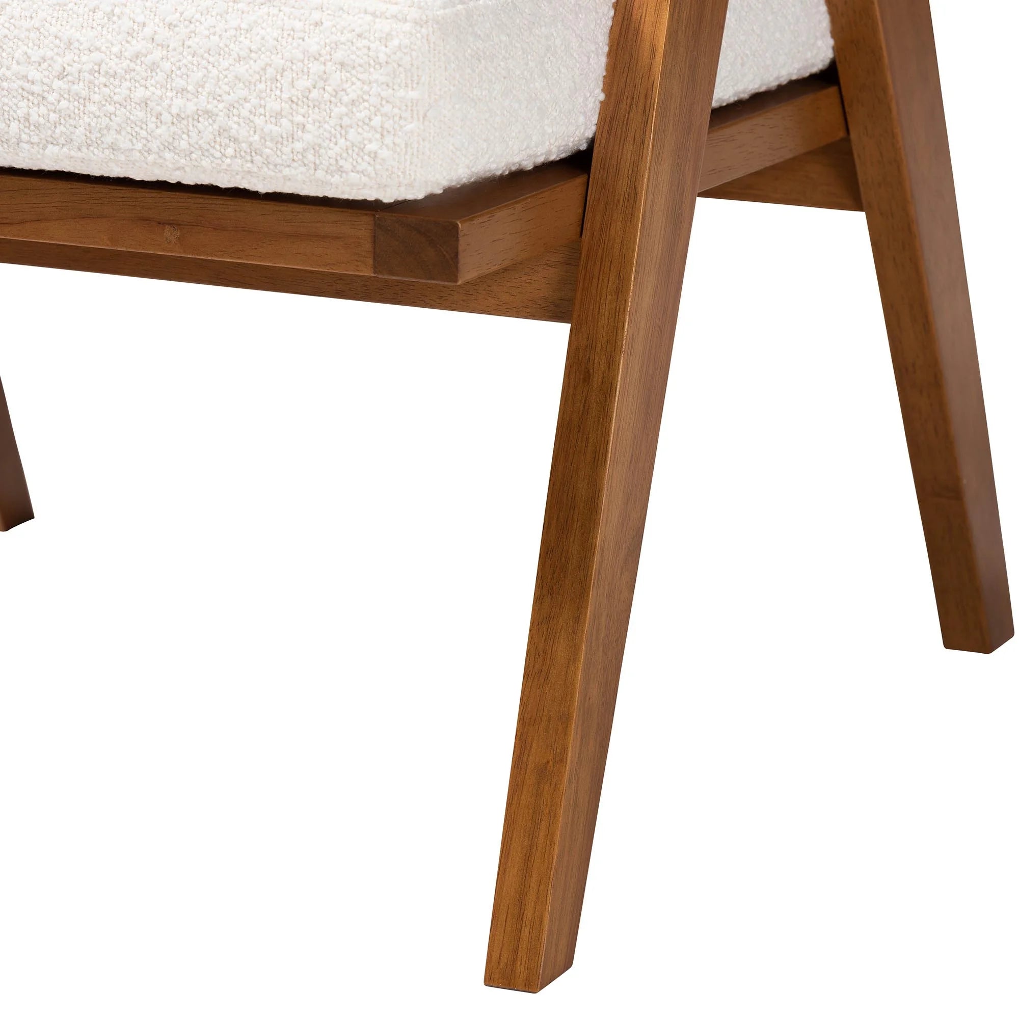 Jetsam Japandi Arm Chair, One Size, Walnut Brown