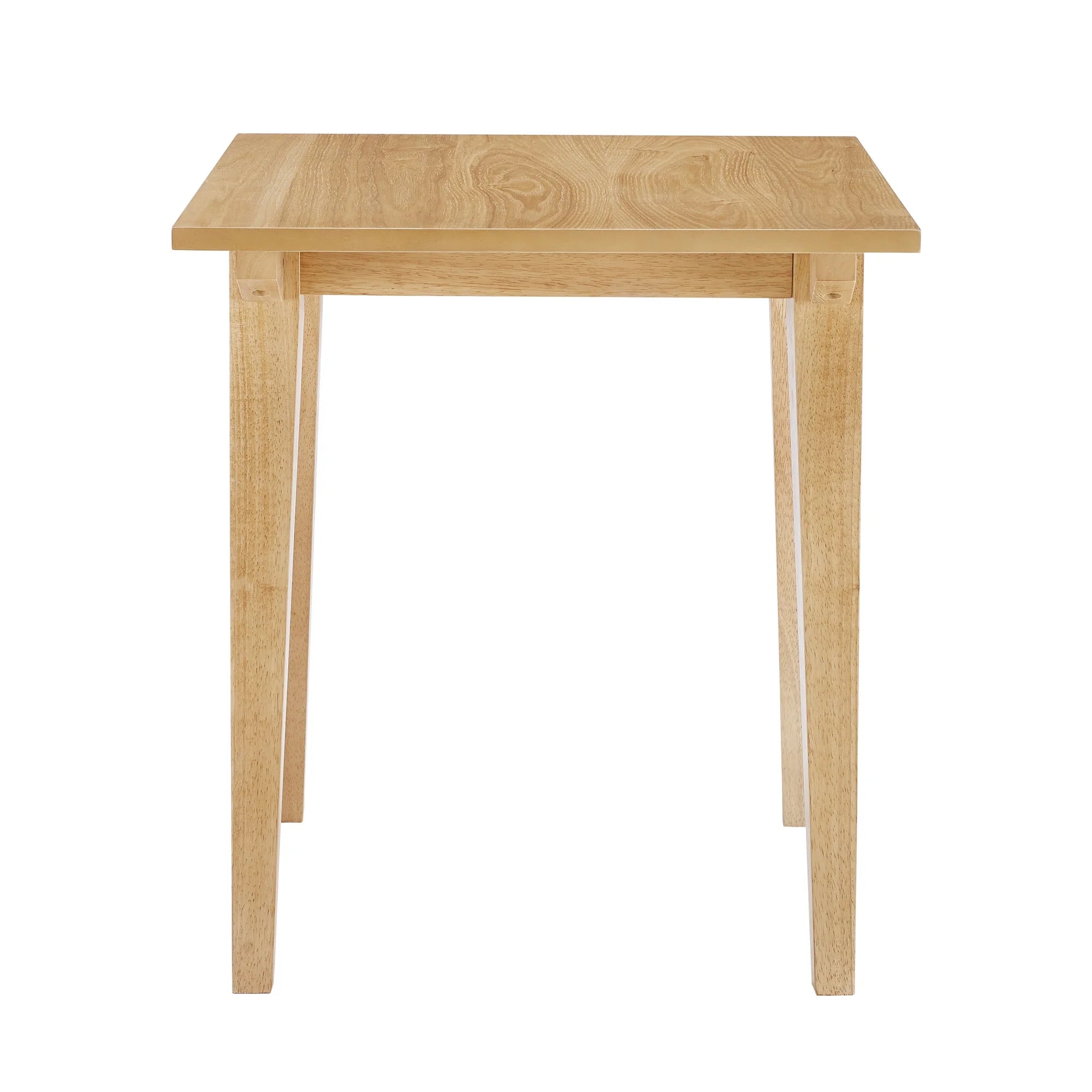 20" Japandi Tapered-Leg Side Table, English Ash