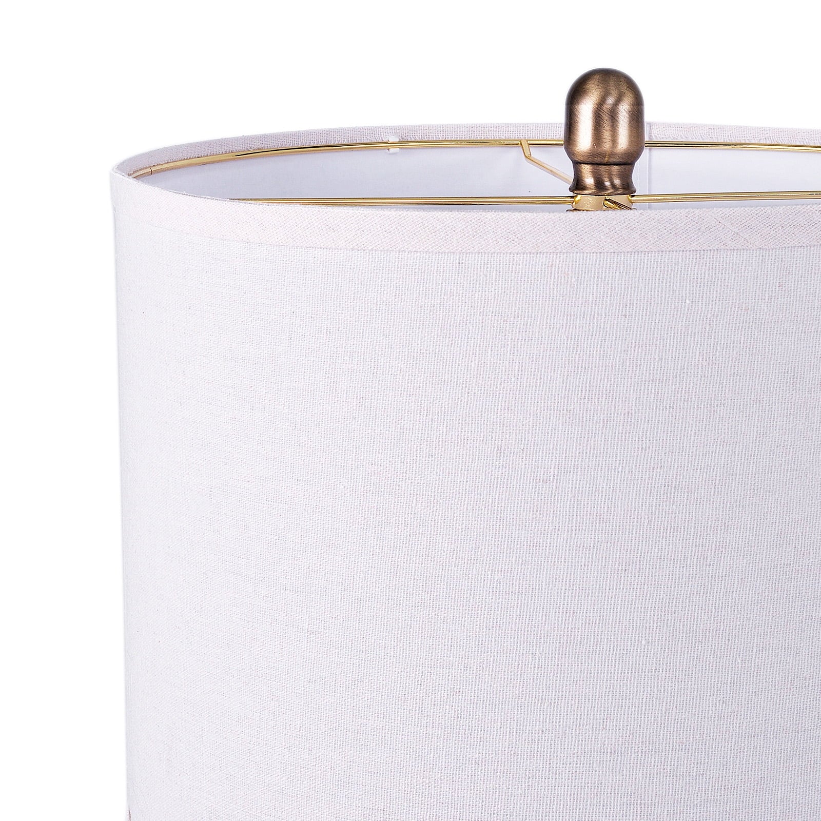 26" Modern Wood Table Lamp with Oatmeal Linen Shade, Brown Wood Base, E26 Socket, ON/OFF Switch, Aesthetic, Minimalist Bedside Accent Lamp(Bulbs Not Included)