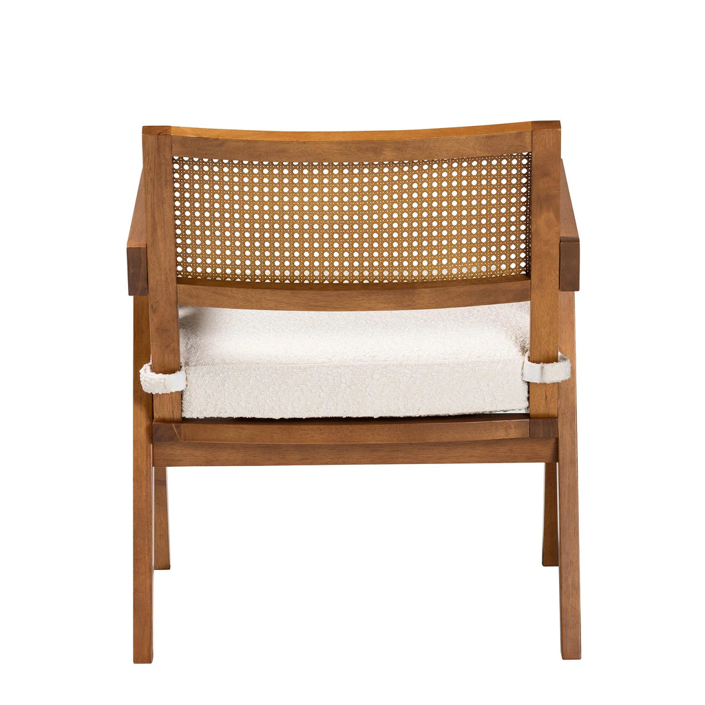 Jetsam Japandi Arm Chair, One Size, Walnut Brown