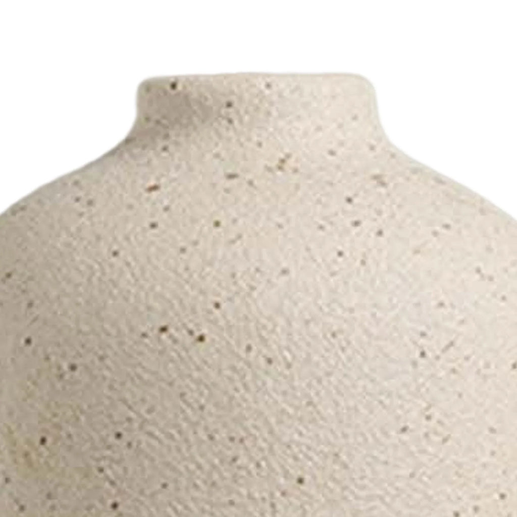 0.04 Inches Housewarming Gift Nordic Flower Vases Beige Ceramic Mantel Home Decor