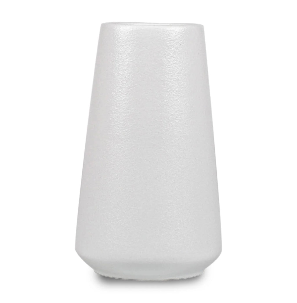 6 Inch White Flower Vase White Vase Small Ceramic Vase for Flowers Vases for Table Shelf Home Decor Wedding Pampas Grass